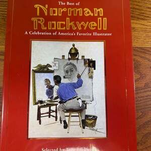 The Best of Norman Rockwell Hardcover Book, American Illustrator Art‎ Collection